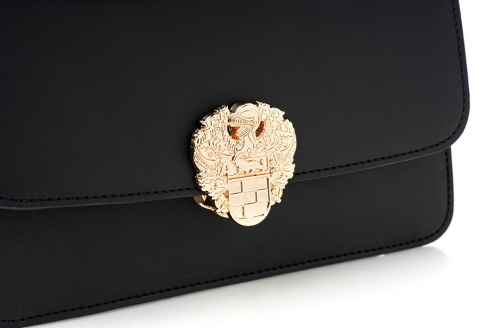 Vince Camuto Bolso Bandolera Amore Negro Piel de Polivinilo 24x10x15 cm